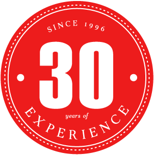30 years of experience, since 1996
